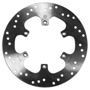 BMW F GS Brake Rotor (1) - Rear - Brembo OE Powersports - Slotted - `00-`07